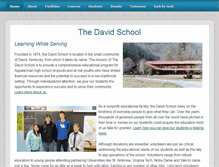 Tablet Screenshot of davidschool.org